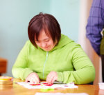 girl doing art